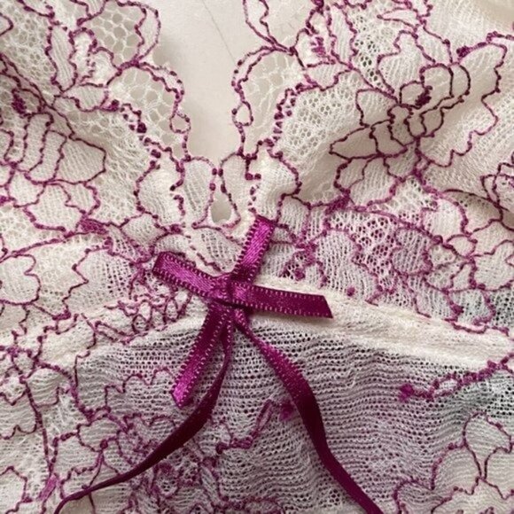 FREE Heidi Klum Heidi Natural Lift Lace Bra Wild Aster Women’s M - Picture 6 of 11